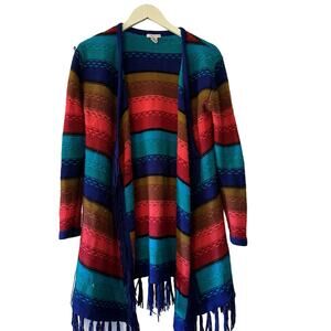 Forever 21 Rainbow Knit Cardigan